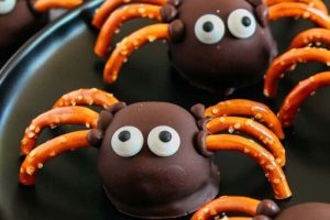 Chocolate Peanut Butter Spider Balls