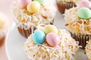 Bird’s Nest Carrot Cake Cupcakes