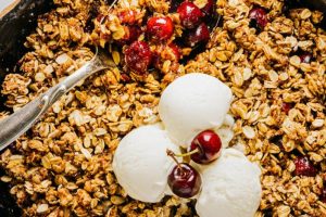Healthy Cherry Crisp Recipe